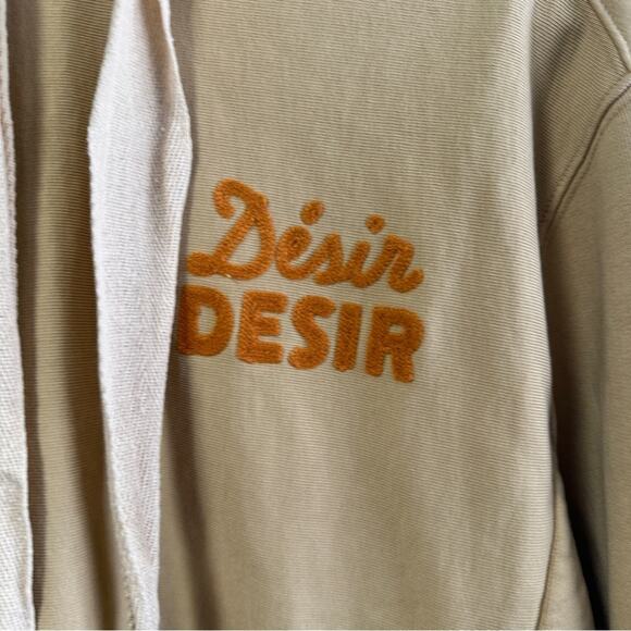 NWT Sandrine RosexFree People Collab Size XS Desir Hoodie Tan Cozy Hip Bussin - Picture 9 of 15